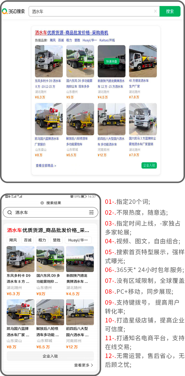 360采购搜索特展权益